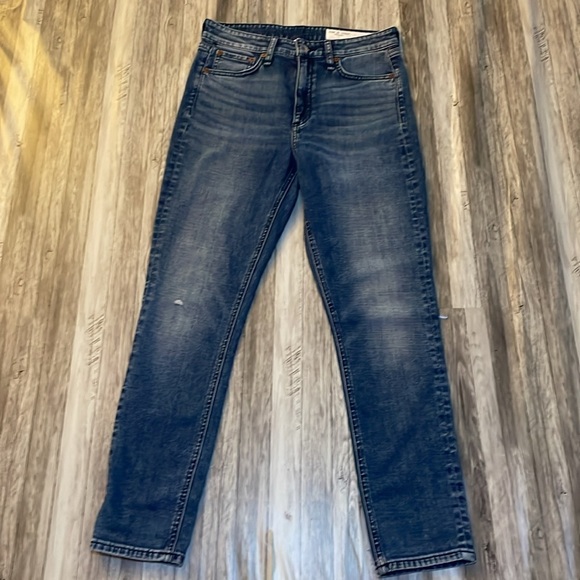 RAG & BONE Nina High Rise Ankle Skinny in Malibu Sz 26 Flexi Stretch - Picture 2 of 16